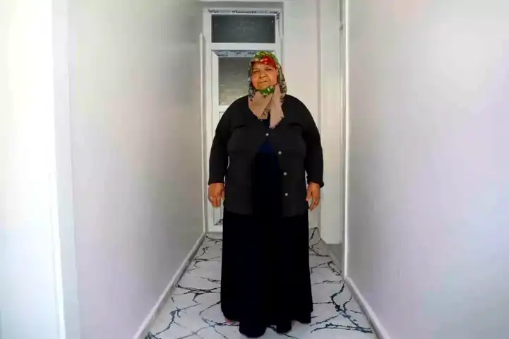 Depremzede Mevlide Hanım, Yeni Evinde!