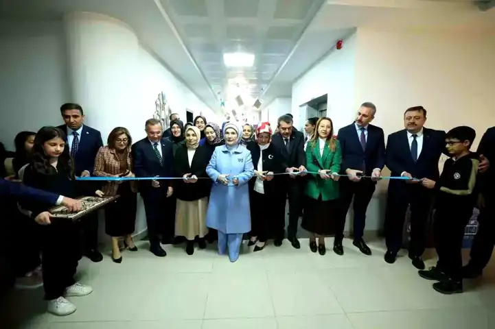 Emine Erdoğan, Gaziantep'te Yeni Kütüphane Açtı