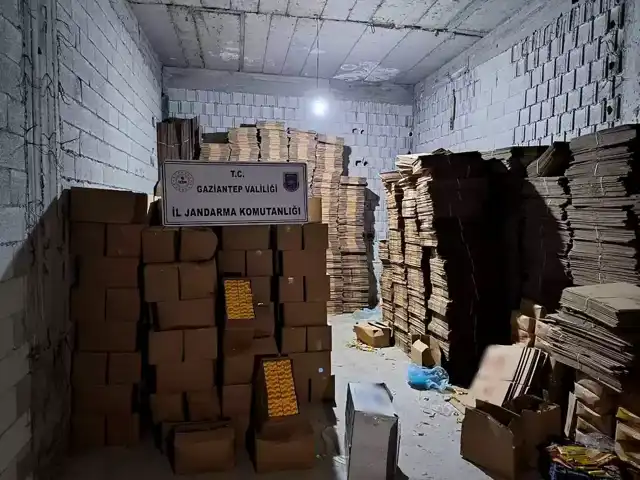 Gaziantep'te 7 Milyon TL Değerinde Sahte Bulyon Baskını!