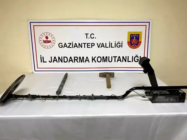 Gaziantep'te Tarihi Eser Kaçakçıları Yakalandı